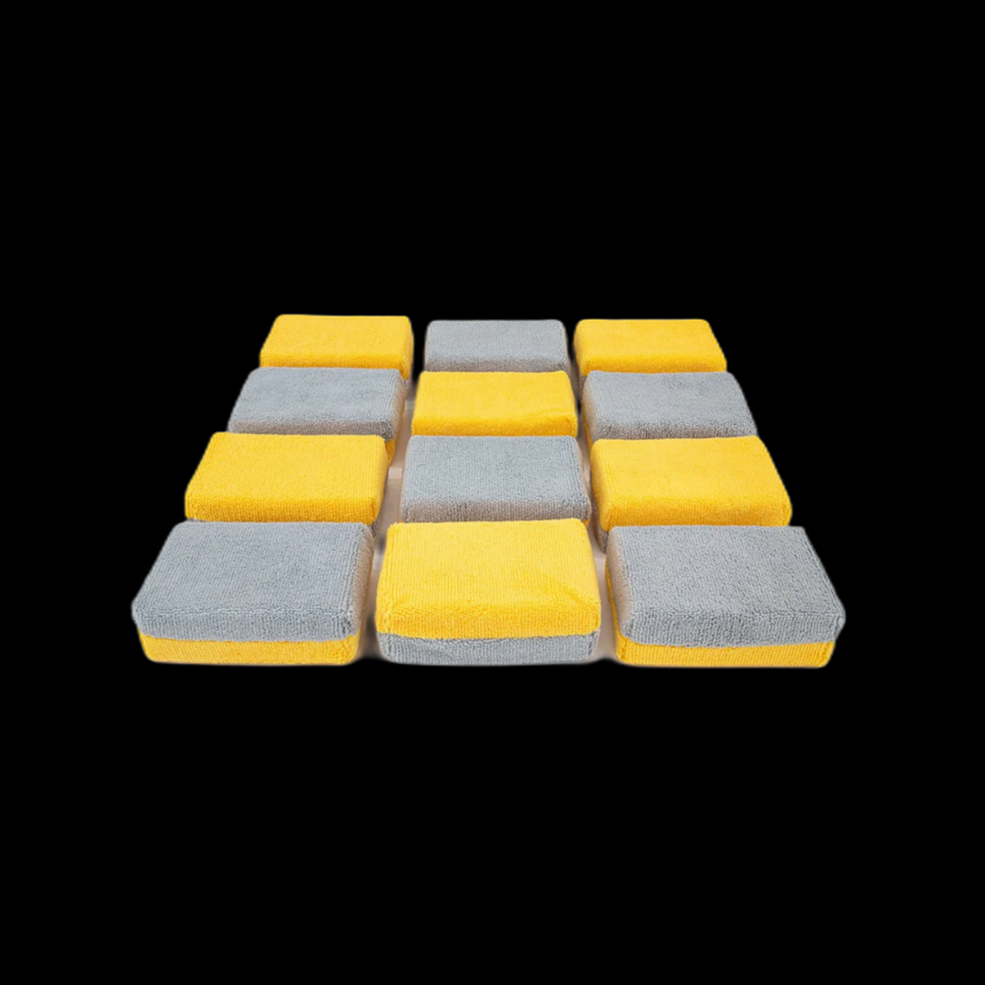 Autofiber [Saver Applicator Terry] MF Applicator THICK (5"x3.5"x1.75") with Plastic Barrier (12 pack)