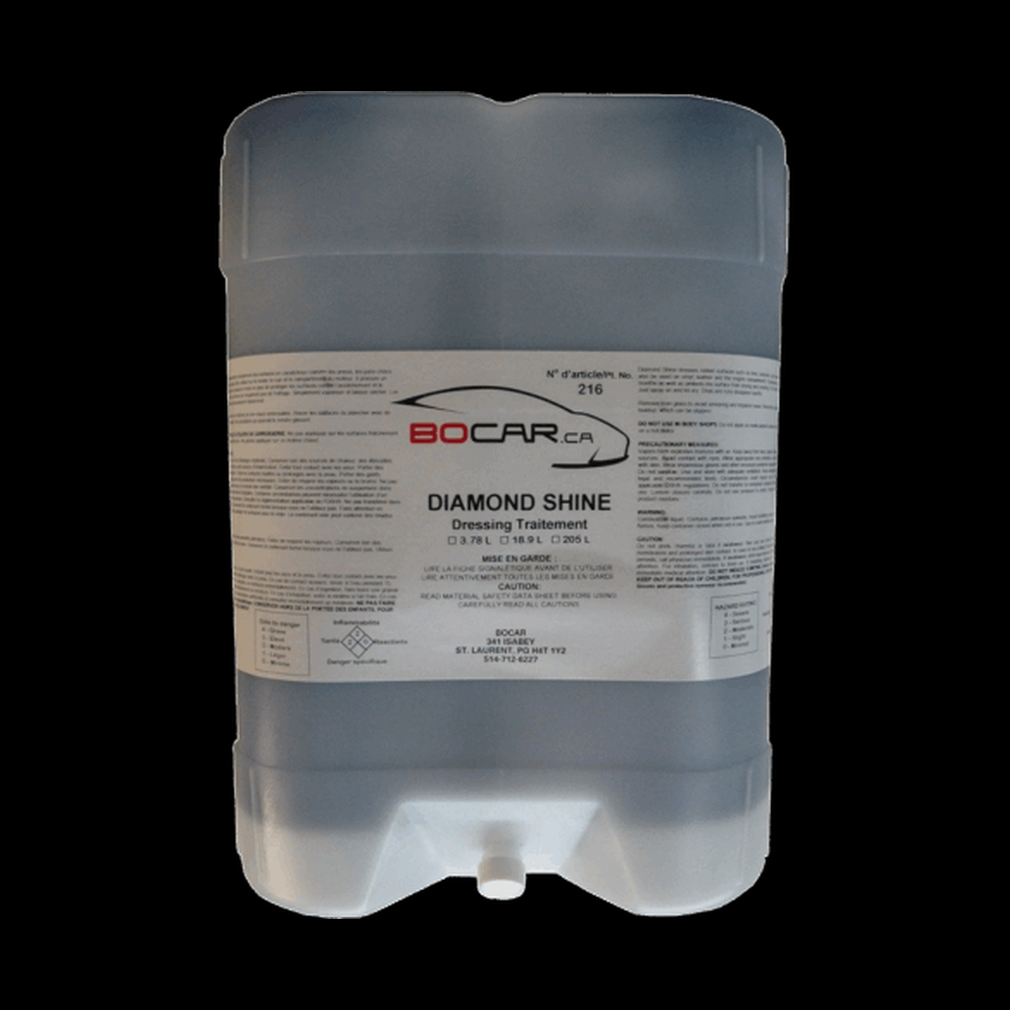 BOCAR DIAMOND SHINE TIRE DRESSING