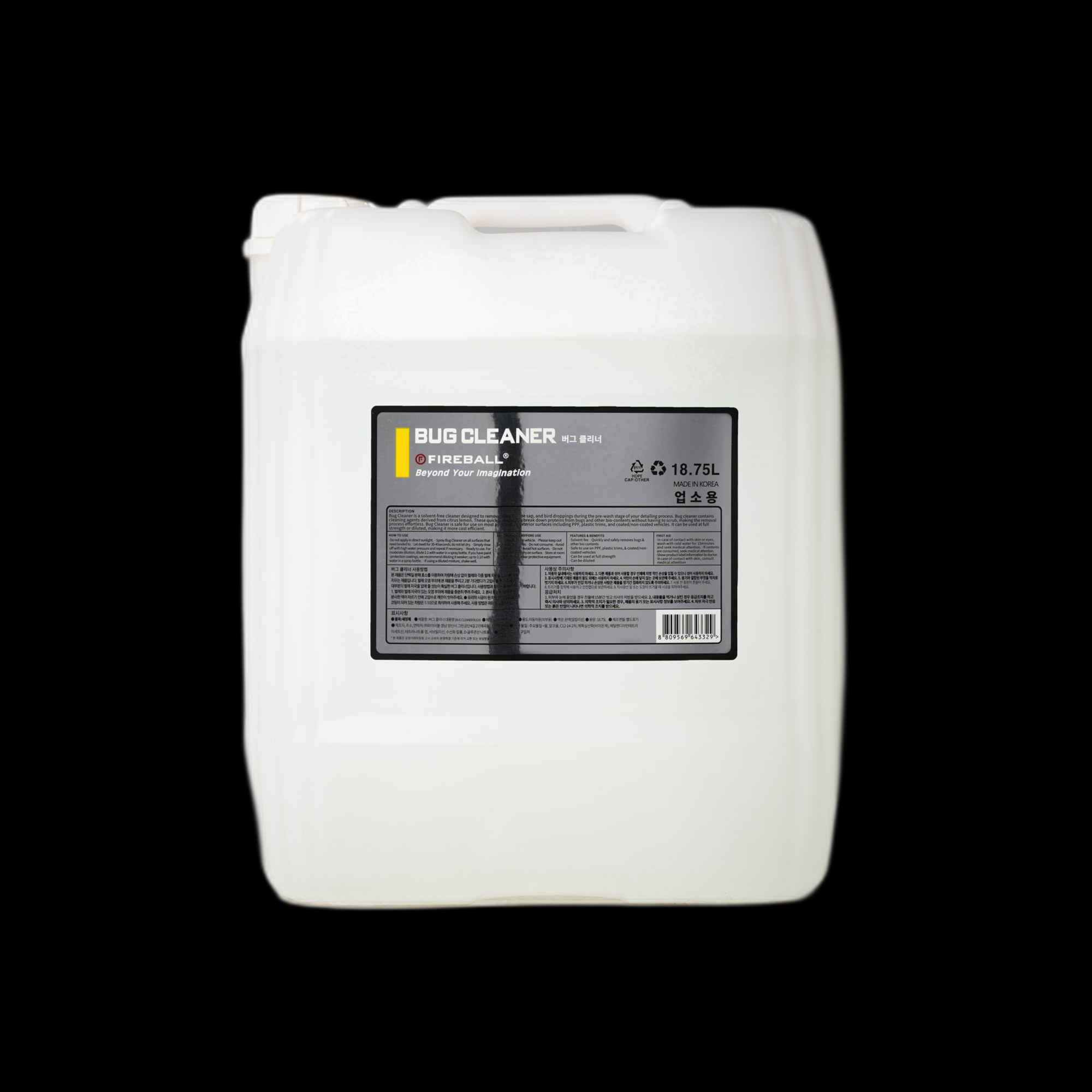 Fireball Bug Cleaner Concentrate 18.75L