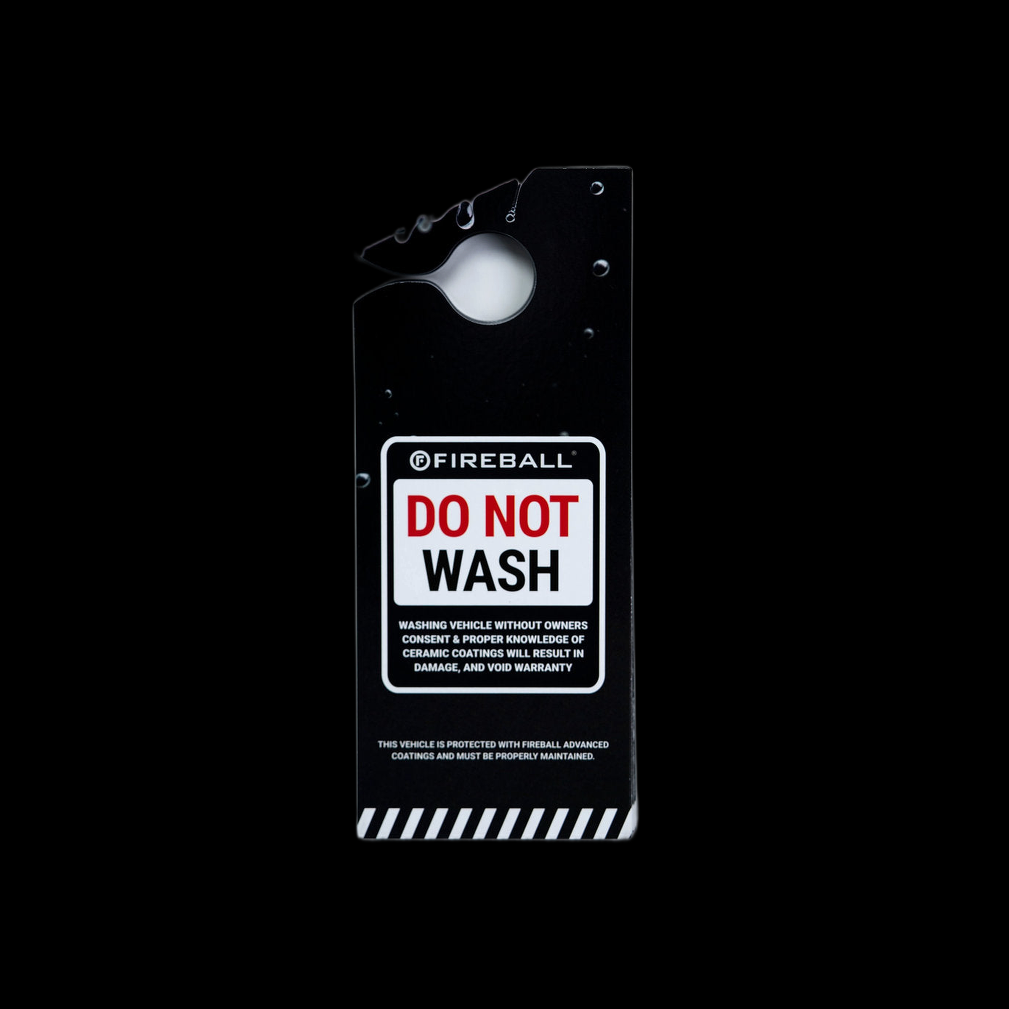 Fireball "Do Not Wash" Mirror Hanger