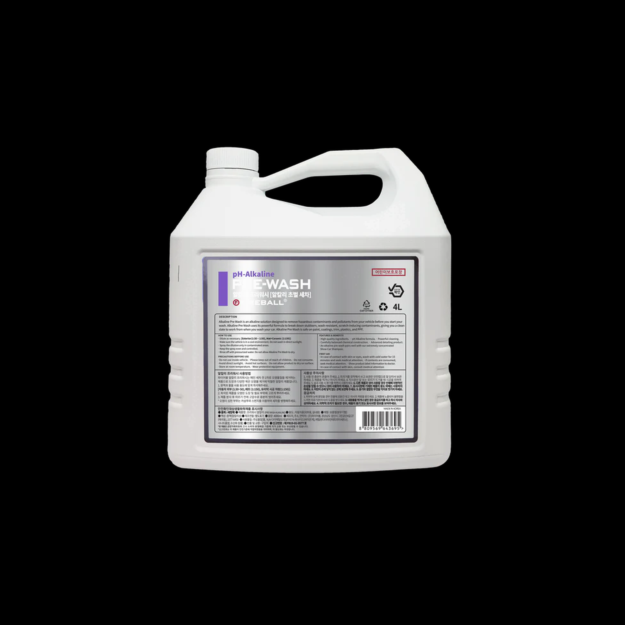 Fireball Pre-Wash (Alkaline) 4L
