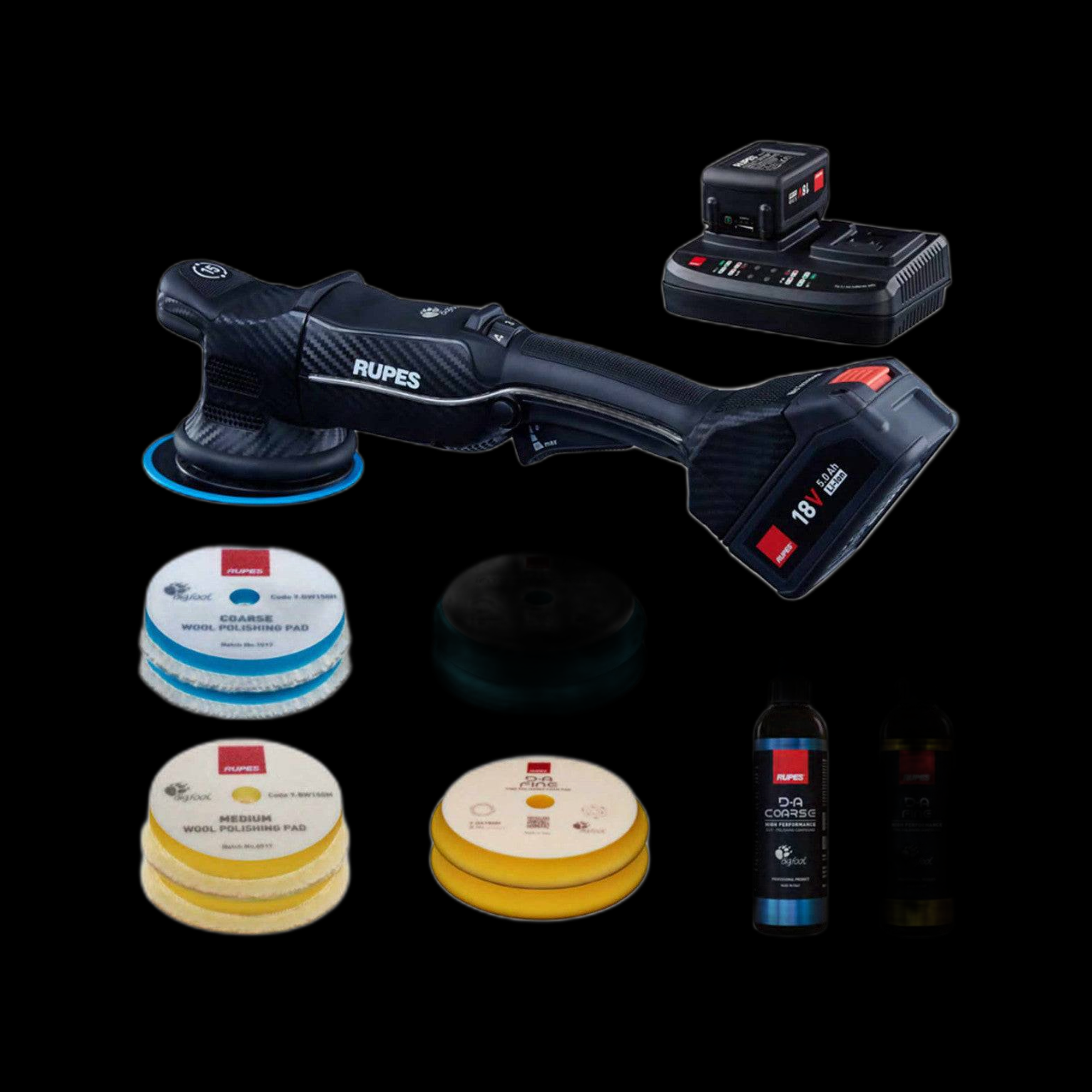 RUPES BIGFOOT HLR21 IBRID POLISHER KIT