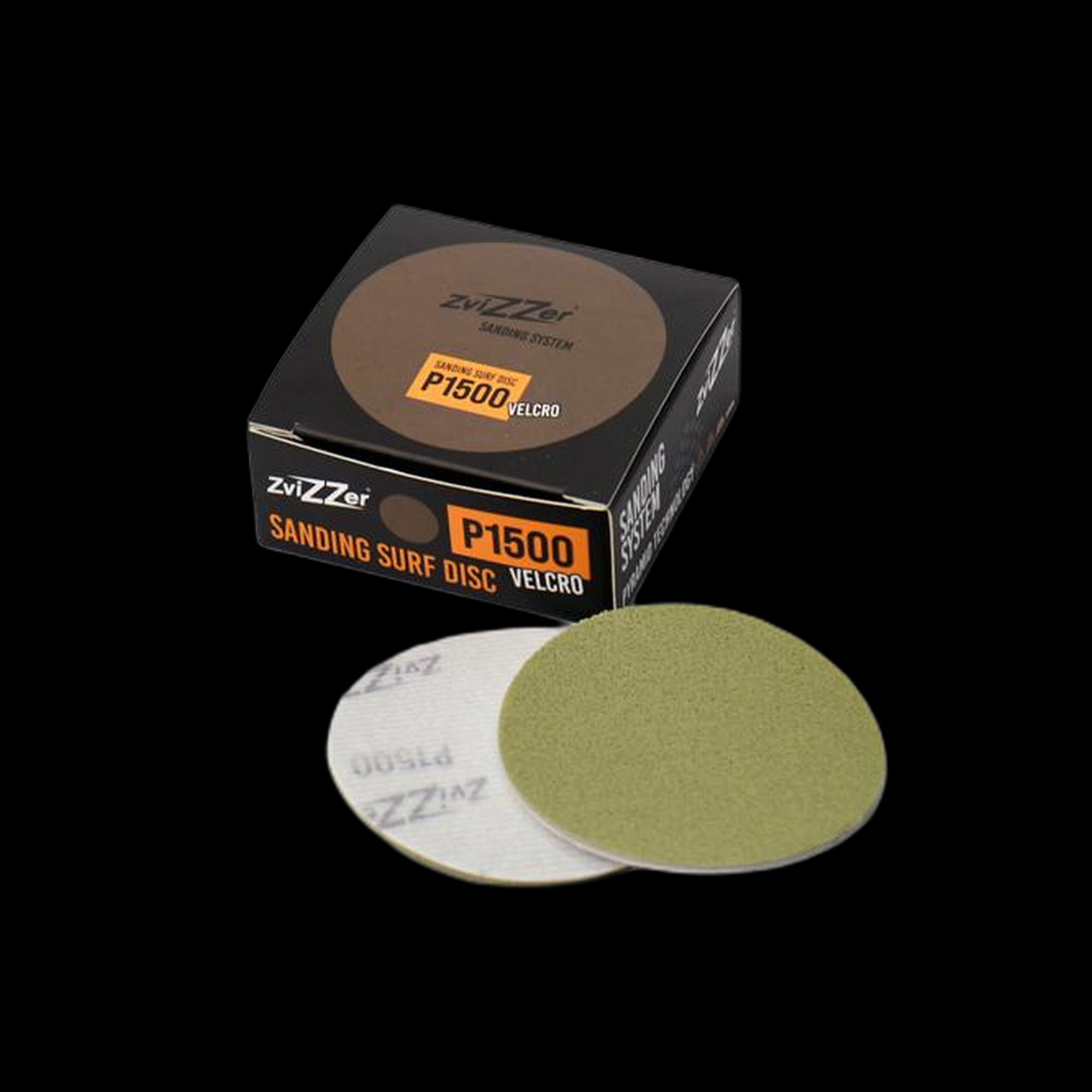 ZVIZZER 1500 SANDING SURF DISC 180MM - 10PK